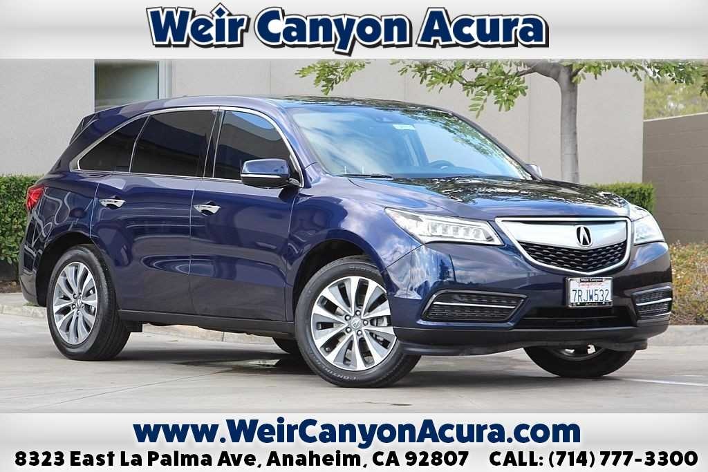 Certified Pre Owned 2016 Acura Mdx With Technology Package Fwd 4d Sport Utility
